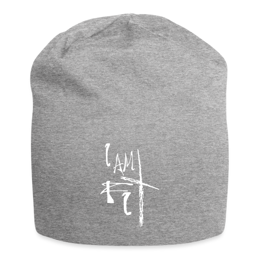 I Am Fit Jersey Beanie - heather gray