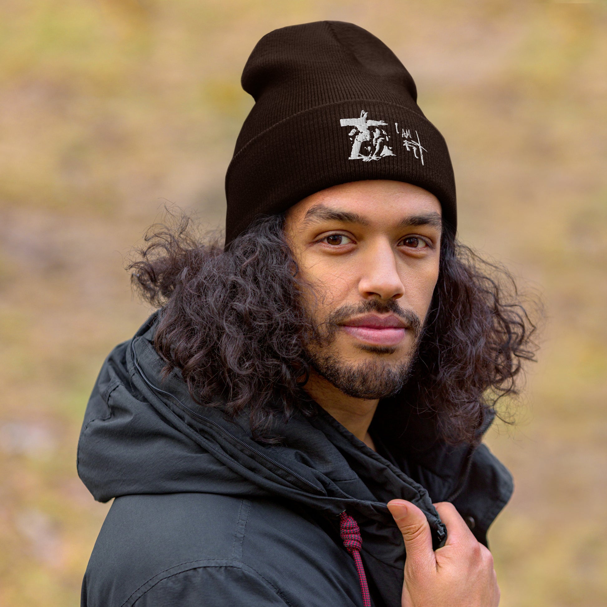 Bear the Cross Cuffed Beanie - Favoured Tees