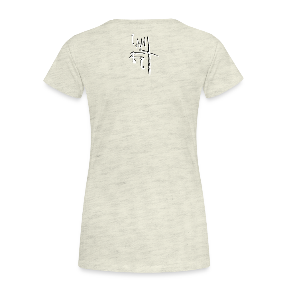Bear the Cross Women’s Premium T-Shirt - heather oatmeal