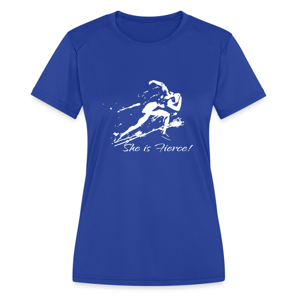 Women's Moisture Wicking Performance T-Shirt - royal blue