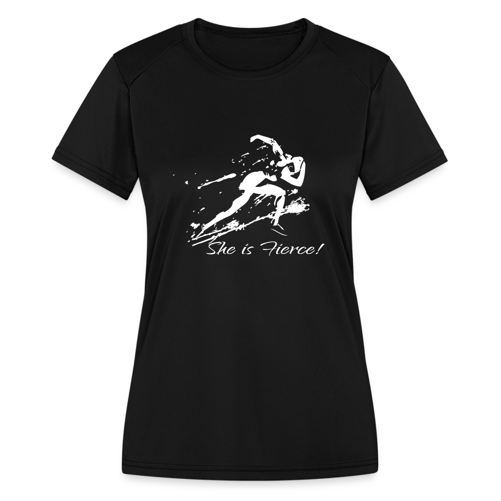 Women's Moisture Wicking Performance T-Shirt - black
