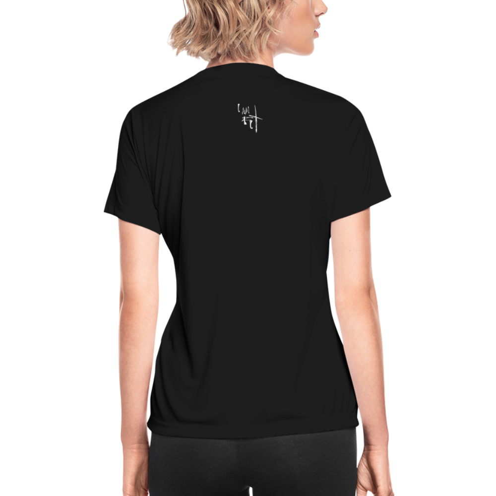 Women's Moisture Wicking Performance T-Shirt - black