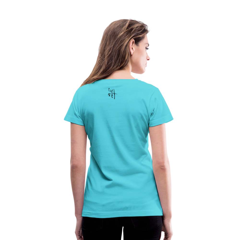 Live Simply Women's V-Neck T-Shirt - aqua