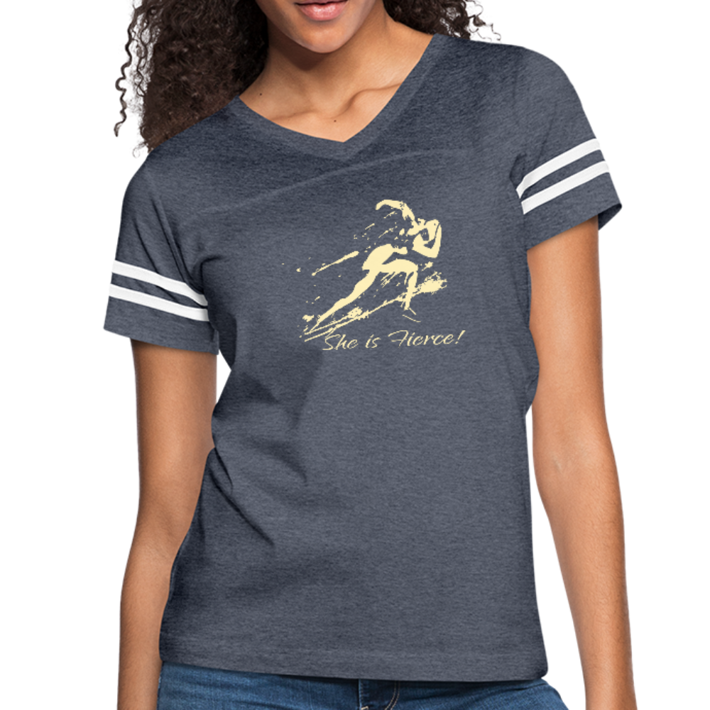 She Is Fierce Women’s Vintage Sport T-Shirt - Favoured Tees
